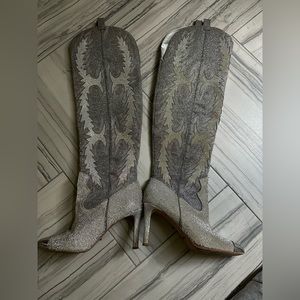 Gianni Bini rhinestone boots